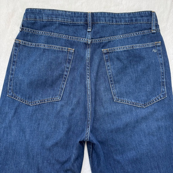 Rag & Bone Logan Mid Rise Wide Leg Jeans Women’s 29 Annalise 5-Pocket Classic - Picture 9 of 12